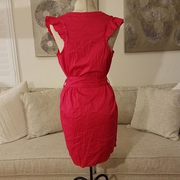 Gibson x Hi Sugarplum! Flaminco Ruffle Trim Dress - Picture 5 of 8